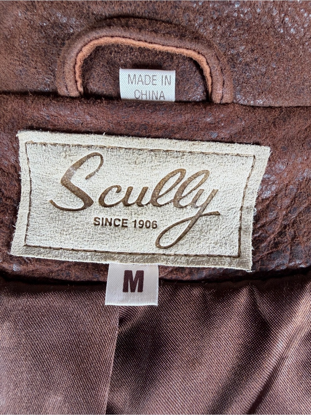 Vintage Scully Leather Fringe Jacket Heart Studded Western Cowgirl Boho M - Picture 12 of 16